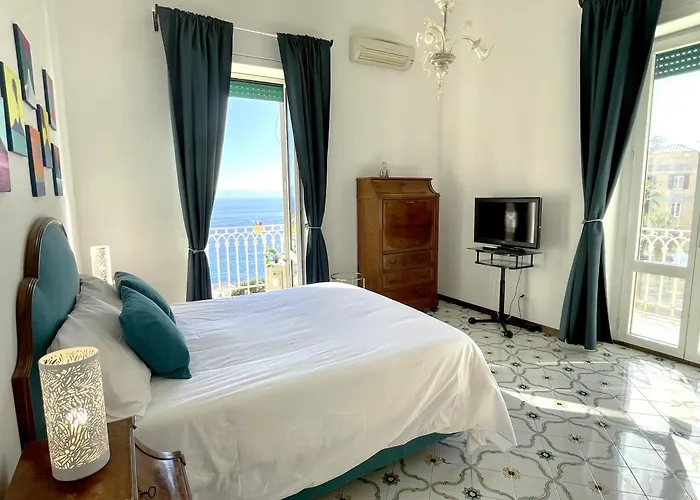 公寓 Zaza House Sea View Capri Sorrento *